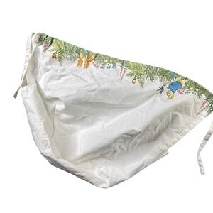 Pottery Barn Kids Peter Rabbit Cotton Bonnet Hat White Floral L Beatrix Potter